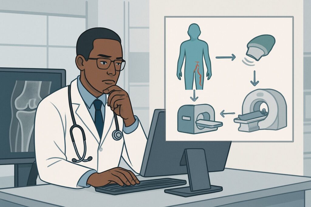 What Is the Best Initial Management for Mild Acute Iliofemoral DVT?