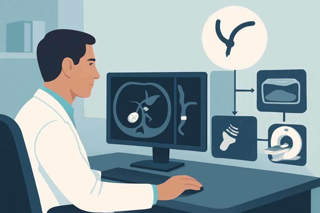 What Is the Best Initial Therapeutic Procedure for Choledocholithiasis with Biliary Dilation?