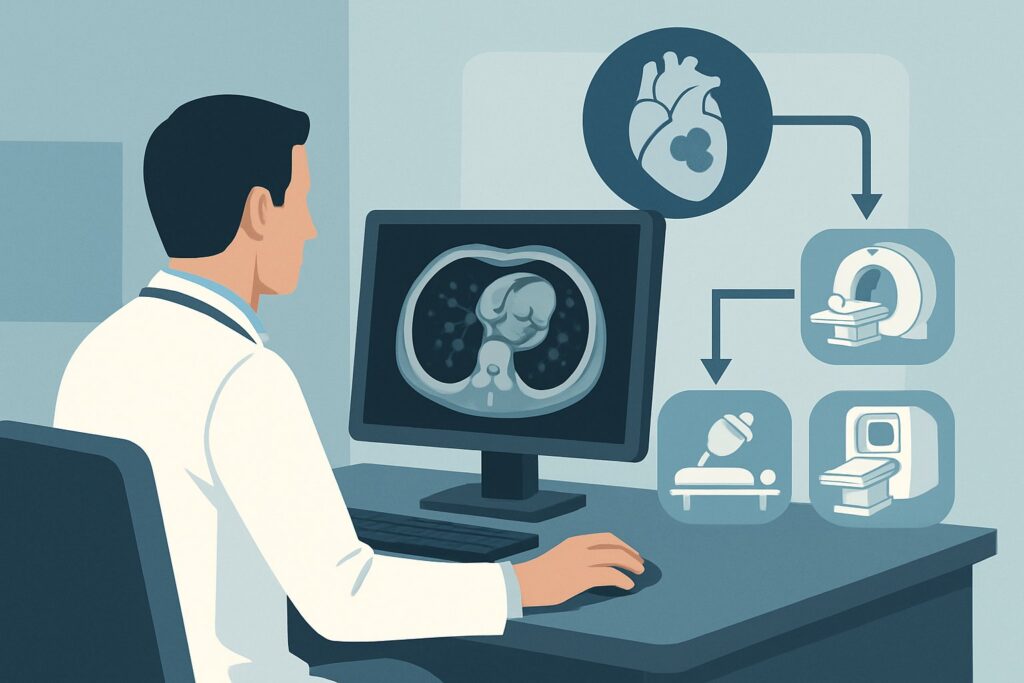 What Is the Best Next Imaging Study for a Known Cardiac Mass of Unknown Etiology?