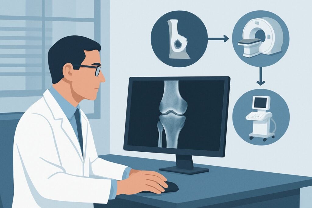 What Is the Best Next Imaging Study for an Aggressive-Appearing Bone Lesion on Radiographs?