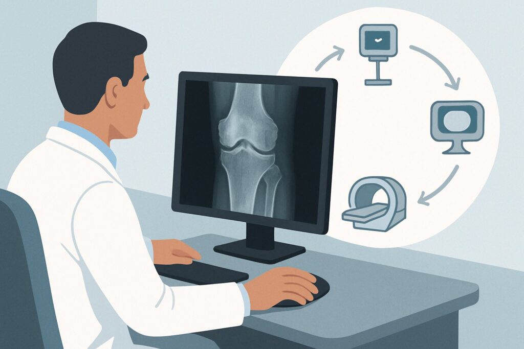 What Is the Best Next Imaging Study for Chronic Knee Pain with Degenerative Radiographs?