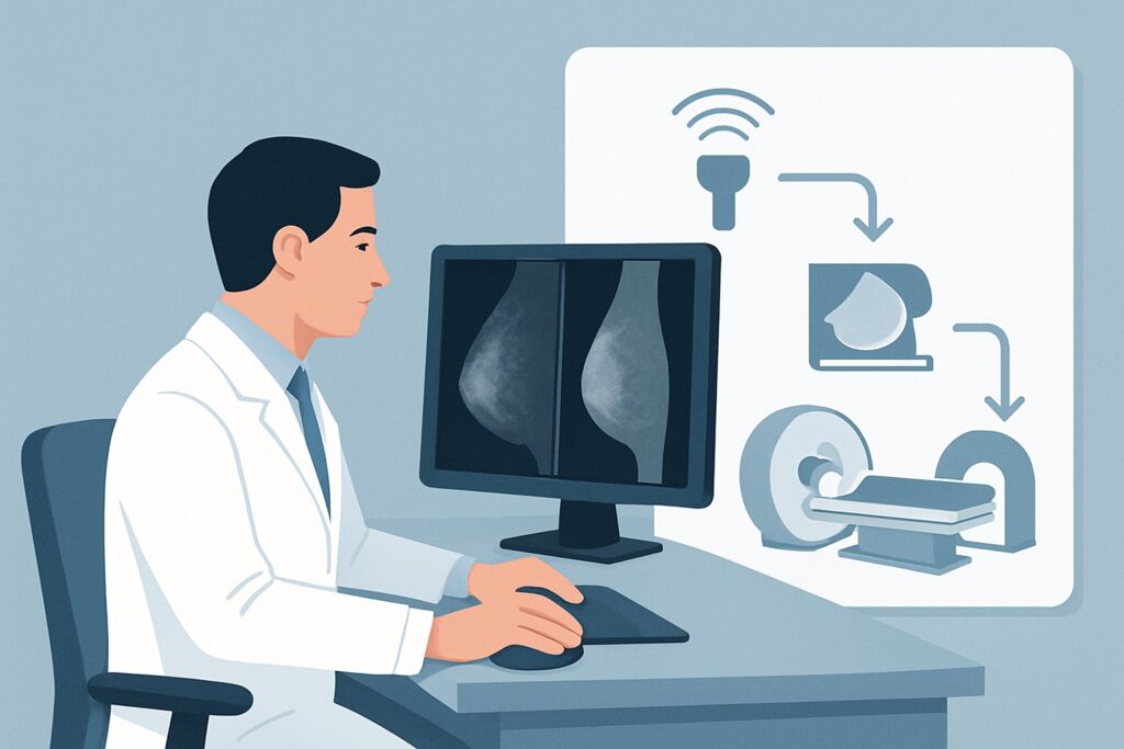 What Is the Initial Imaging for a Clinically Node-Negative Axilla Before Neoadjuvant Therapy?