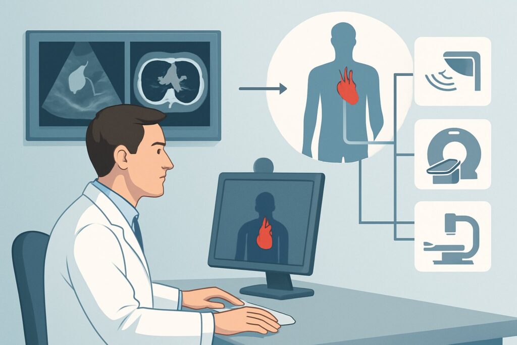What Is the Initial Therapy for a Right Atrial Thrombus in Transit with Shock?