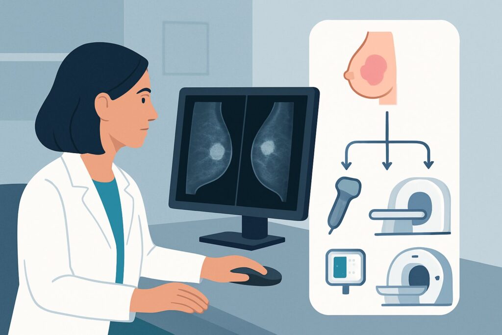 What Is the Next Imaging Step for a BI-RADS 4 or 5 Palpable Breast Mass?