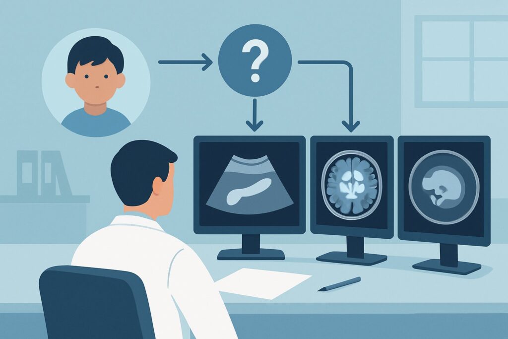 What Is the Next Imaging Step for a Child with Suspected Complicated Appendicitis?
