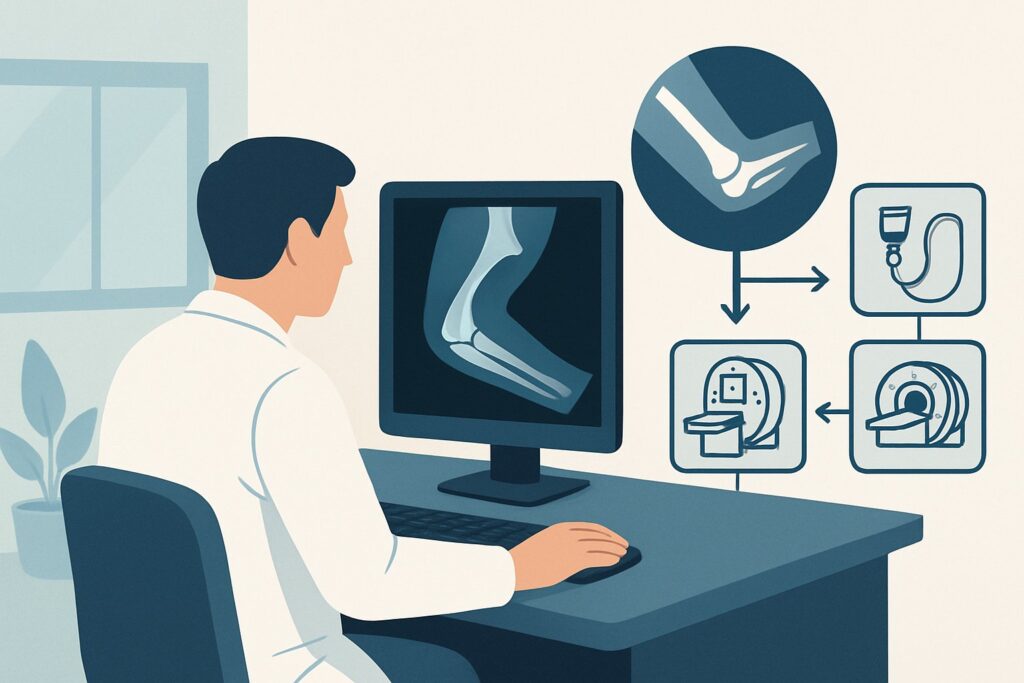 What Is the Next Imaging Step for Chronic Elbow Pain with Mechanical Symptoms?