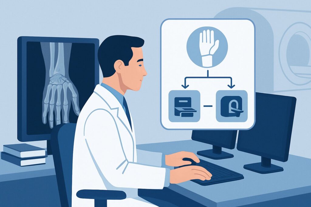 What Is the Next Imaging Step for Chronic Wrist Pain with Normal Radiographs?