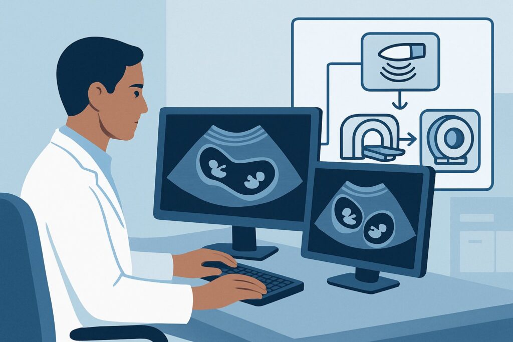 What Is the Next Imaging Study for First Trimester Multiple Gestations?
