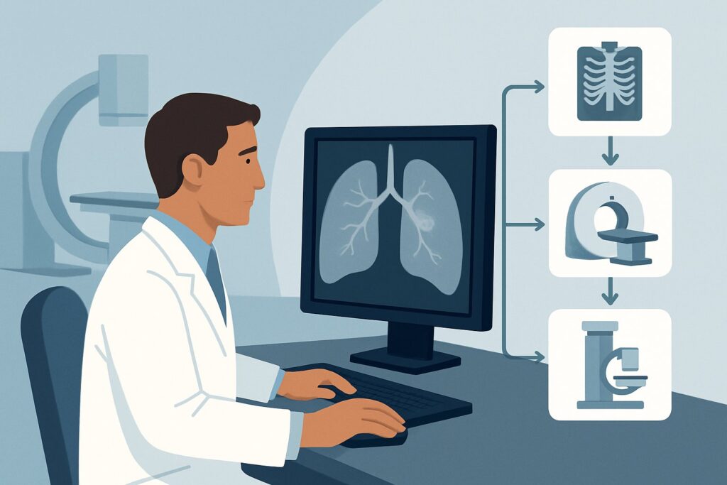 What Is the Next Step for a Persistent 1-3 cm Ground-Glass Lung Nodule?