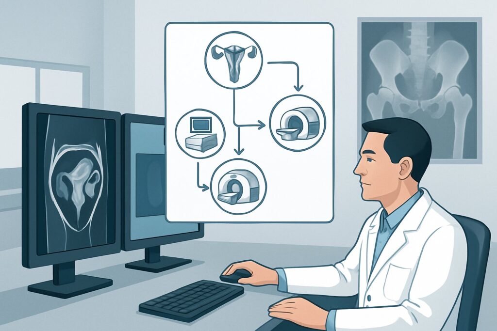 What Is the Next Step for Symptomatic Fibroids in a Postmenopausal Patient?