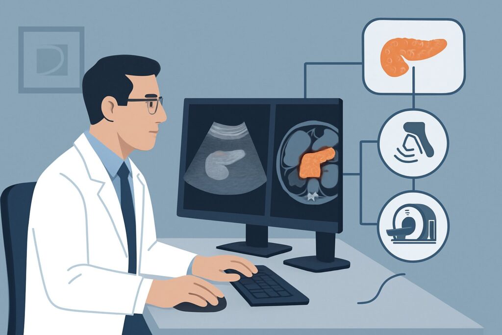 What Is the Optimal Imaging for High-Risk Pancreatic Cancer Screening in Adults?