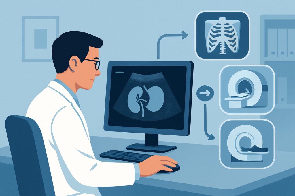 What Is the Right First Imaging Study for a Child with Hematuria and Proteinuria?