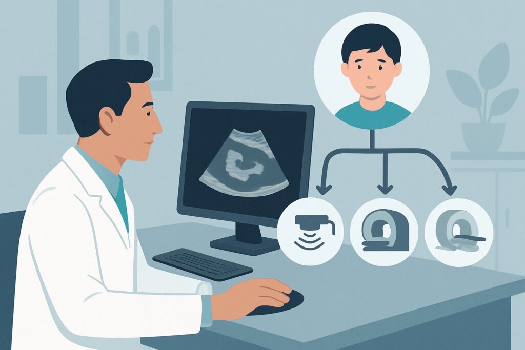 What Is the Right First Imaging Study for a Child with Painless Gross Hematuria?