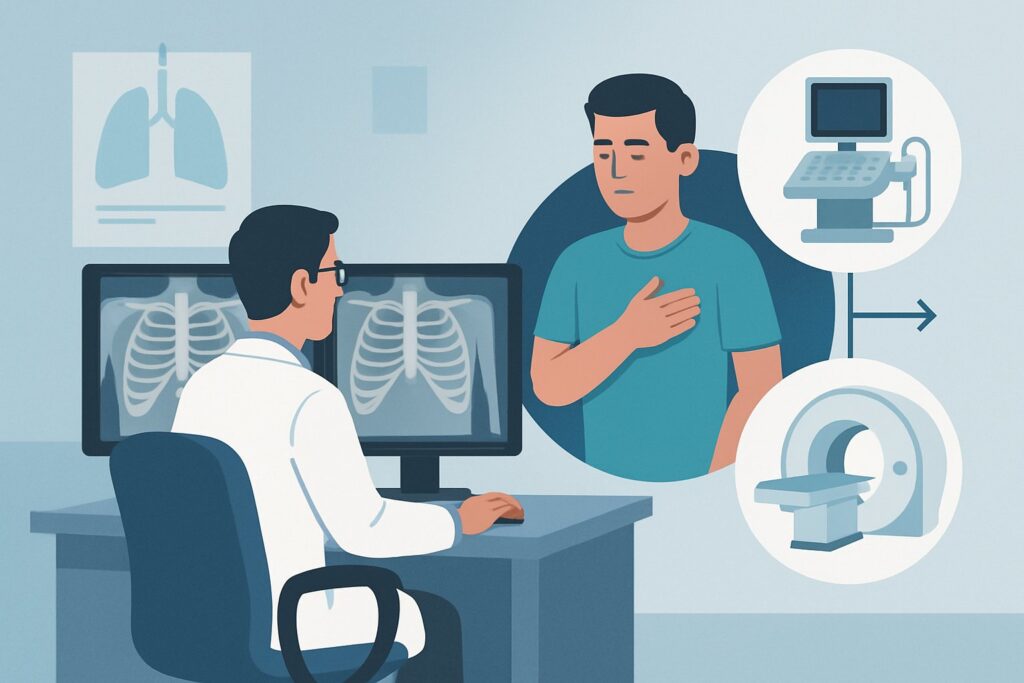 What Is the Right First Imaging Study for Nontraumatic Chest Wall Pain Without Malignancy?
