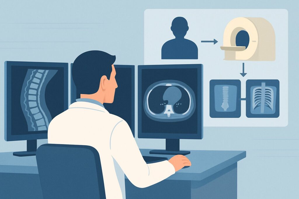 What Is the Right First Imaging Study for Thoracic Back Pain with Neurologic Deficits?