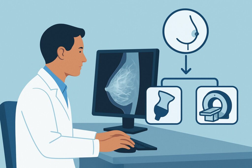 What Is the Right First Imaging Test for Suspicious Nipple Discharge in Pregnancy?