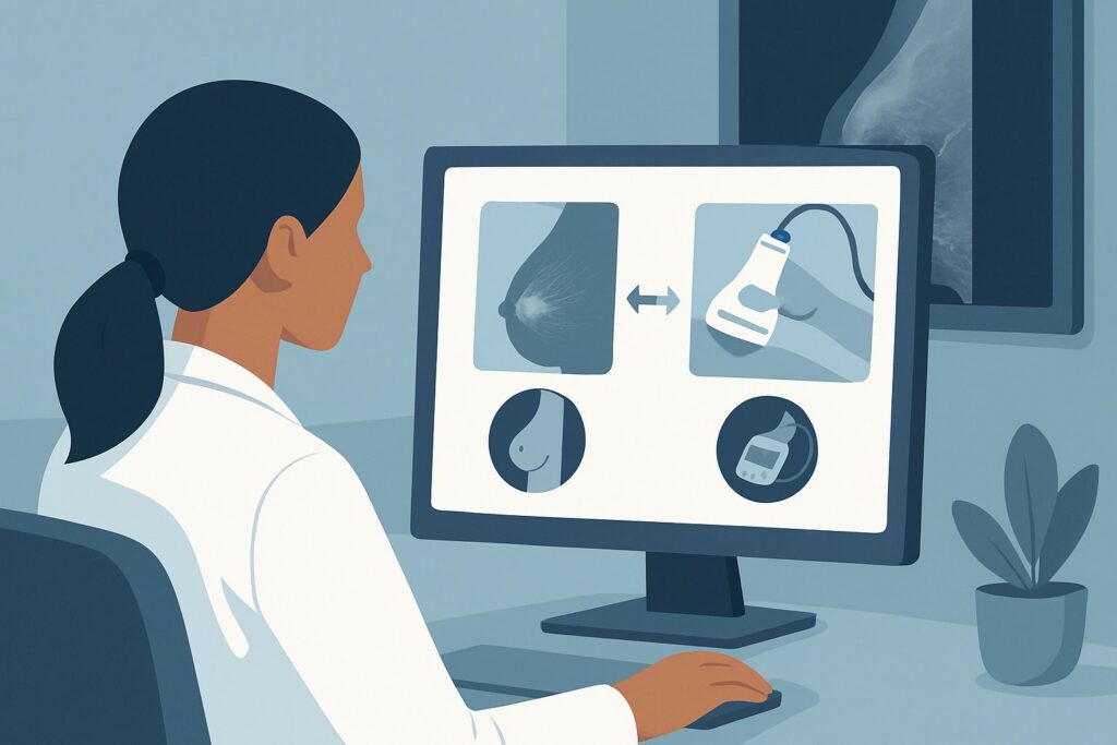 What Is the Right Initial Imaging for Breast Cancer Screening During Lactation?