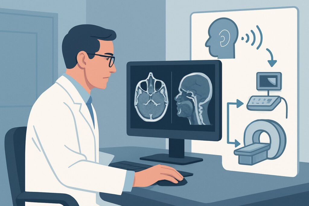 What Is the Right Initial Imaging for Complicated Otitis Externa in Adults?