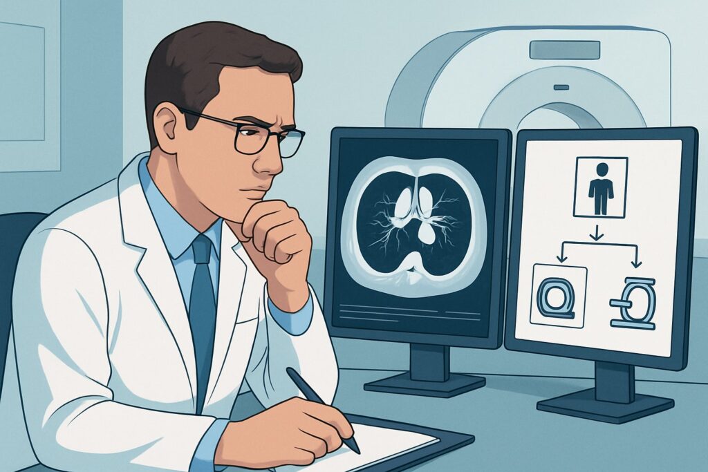 What's the Next Step for a 2-Year Stable Pulmonary Nodule in a Smoker?