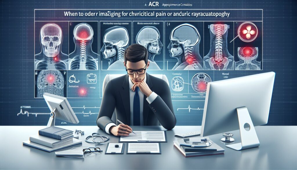 When to Order Imaging for Cervical Pain or Cervical Radiculopathy: ACR Appropriateness Decoded