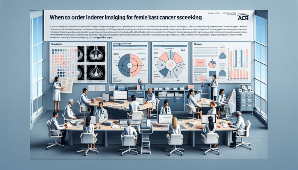 When to Order Imaging for Female Breast Cancer Screening: ACR Appropriateness Decoded