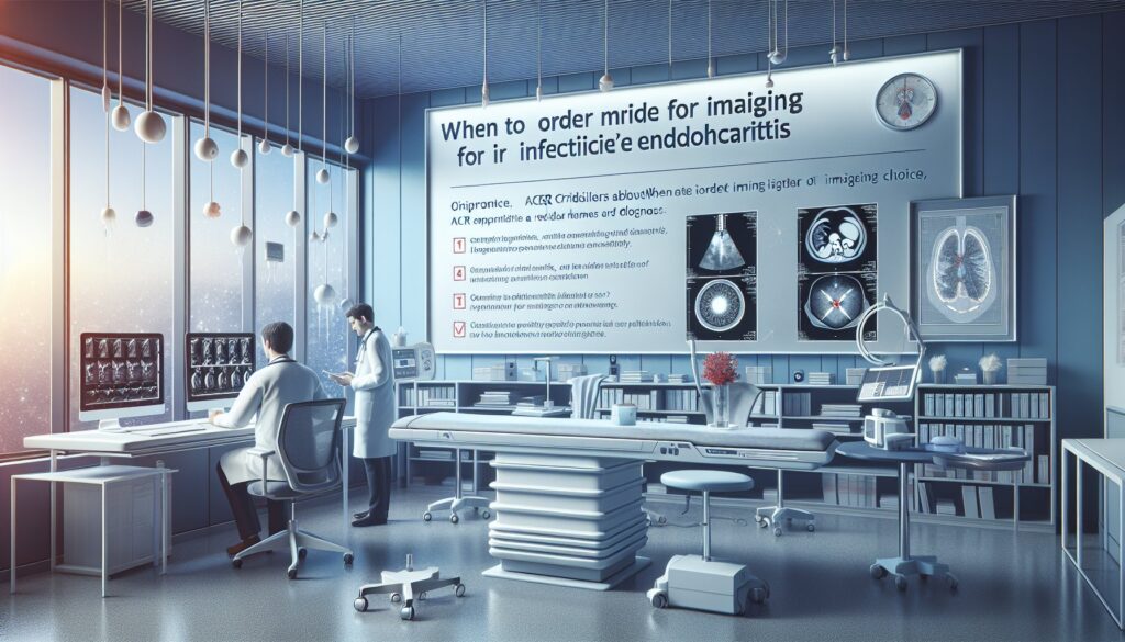 When to Order Imaging for Infective Endocarditis: ACR Appropriateness Decoded