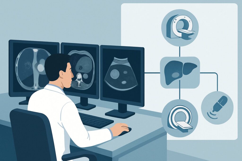 Which Imaging Best Characterizes a Liver Lesion in a Patient with Known Malignancy?