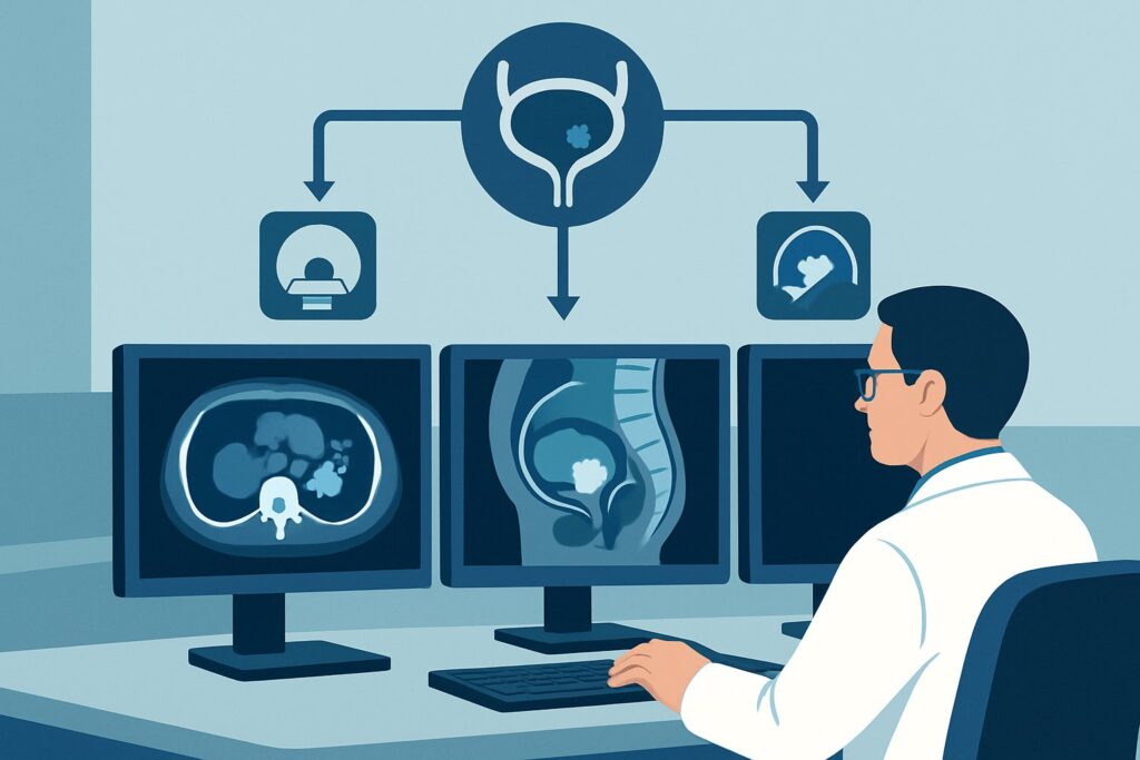 Which Imaging Best Stages Nonmuscle Invasive Bladder Cancer Before Treatment?