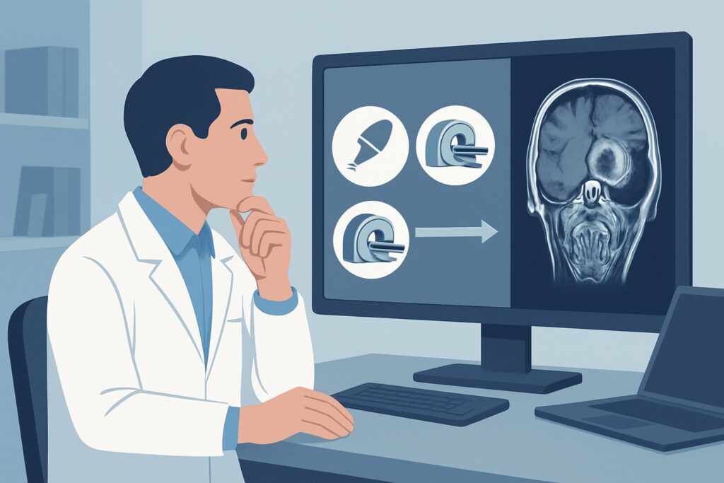 Which Imaging Is Best for Chronic Unilateral Vision Loss with a Suspected Orbital Mass?