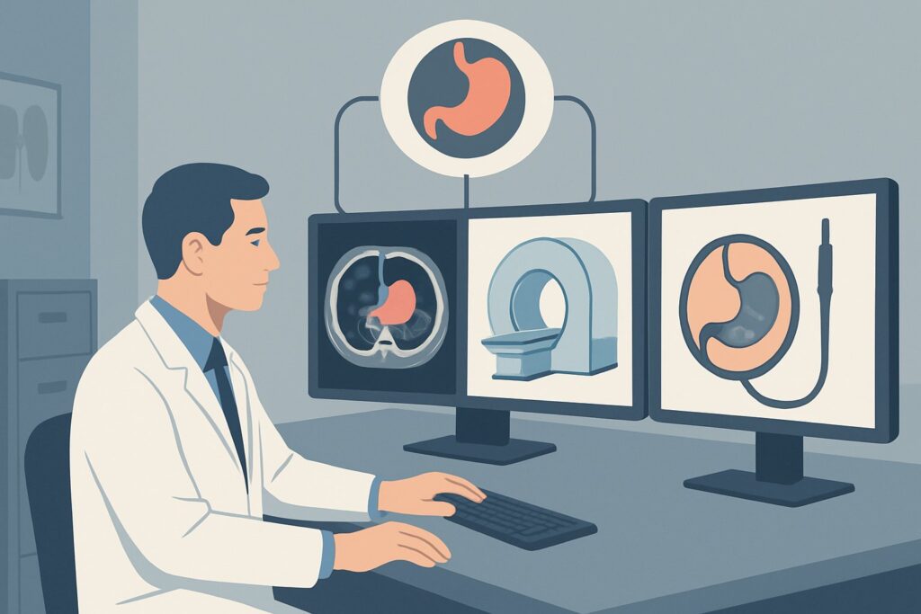 Which Imaging Is Best for Posttreatment Evaluation of Gastric Adenocarcinoma?