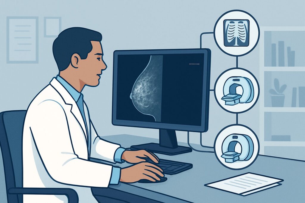 Which Imaging Is Best for Staging Stage IIB-III HER2+ or Triple-Negative Breast Cancer?