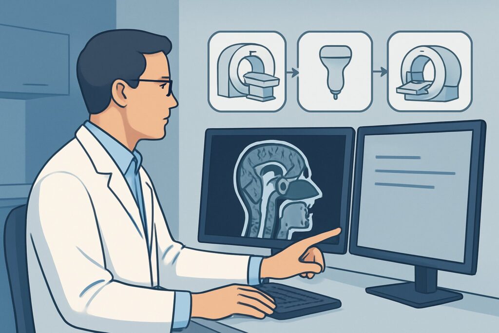 Which Imaging Is Best for Staging Suspected Major Salivary Gland Cancer?