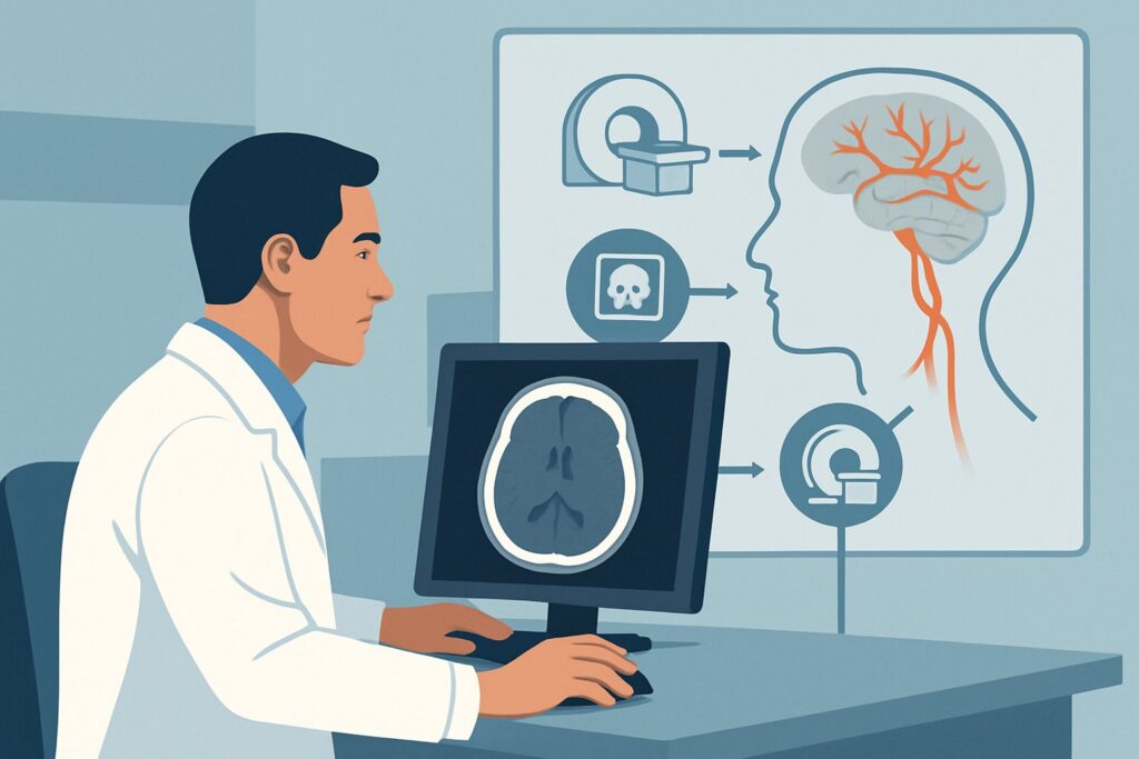 Which Imaging Is Best for Suspected Arterial Injury After Head Trauma?