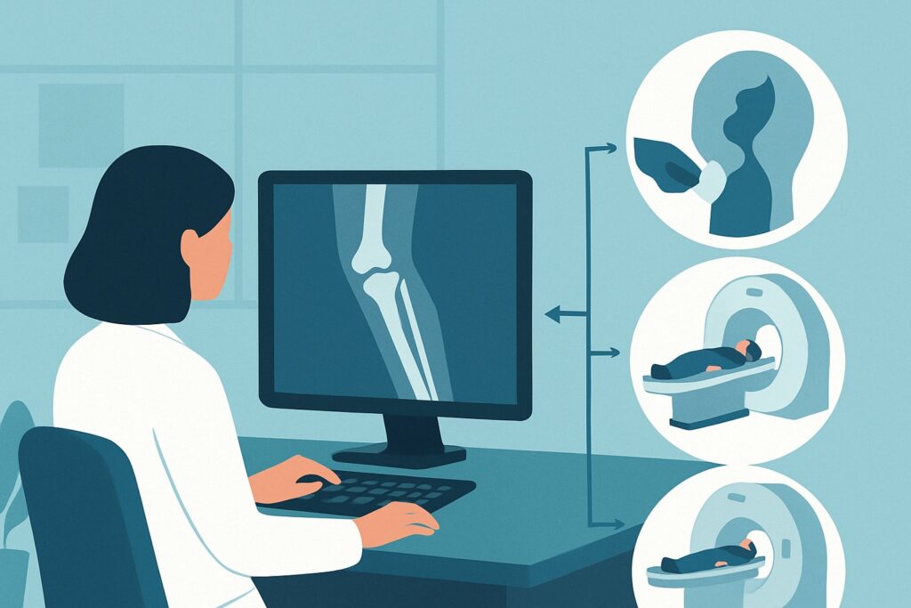 Which Imaging Study Best Evaluates a Limping Child with Suspected Lower Extremity Infection?