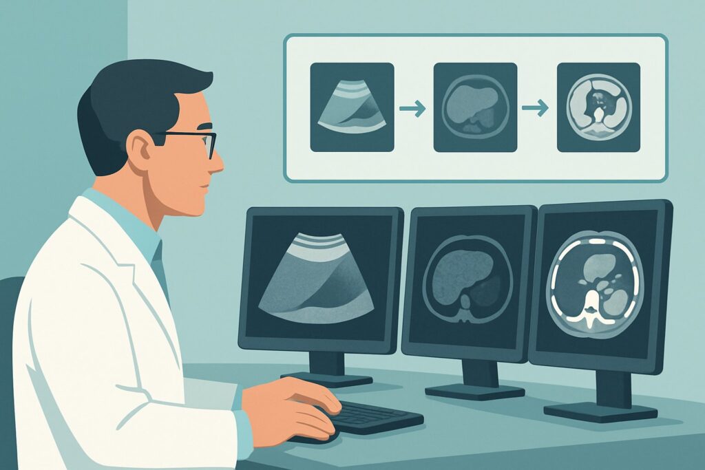 Which Imaging Study Best Stages Liver Fibrosis in Chronic Liver Disease?