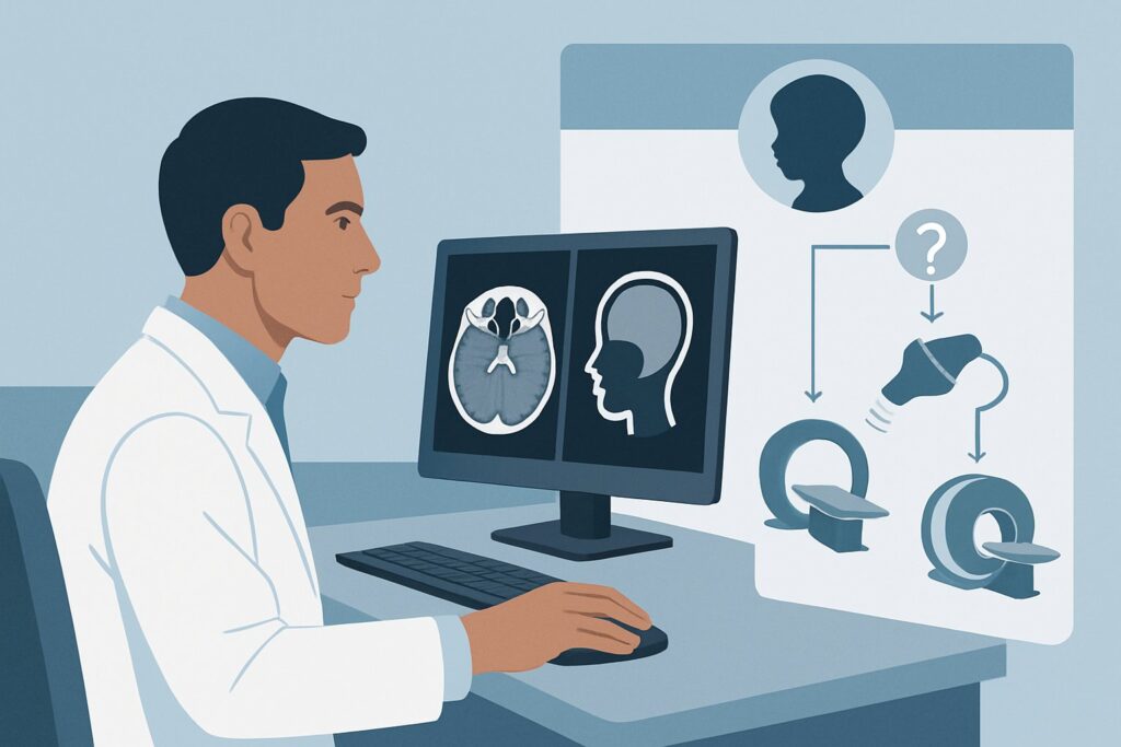 Which Imaging Study Is Best for a Child with Suspected Orbital Infection?