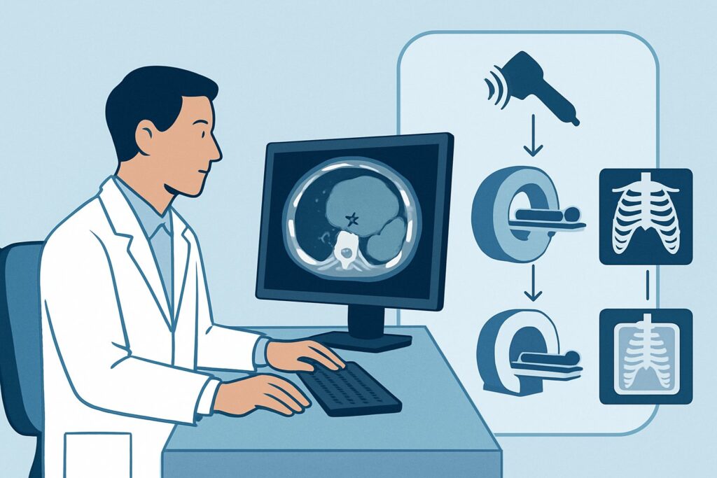 Which Imaging Study Is Best for a Palpable Mass Suspected to be an Intra-Abdominal Neoplasm?