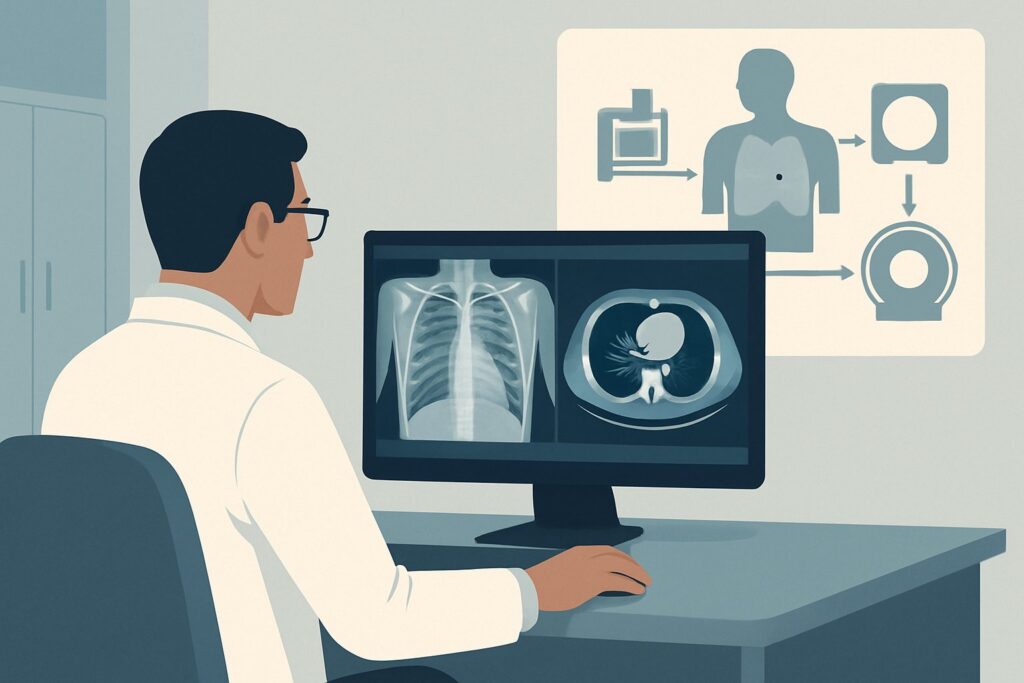 Which Imaging Study Is Best for a Stable, Nonballistic Penetrating Chest Injury?