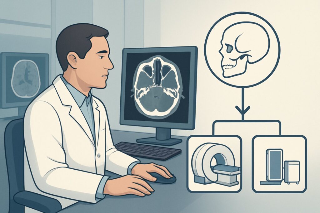 Which Imaging Study Is Best for a Suspected Midface Fracture After Trauma?