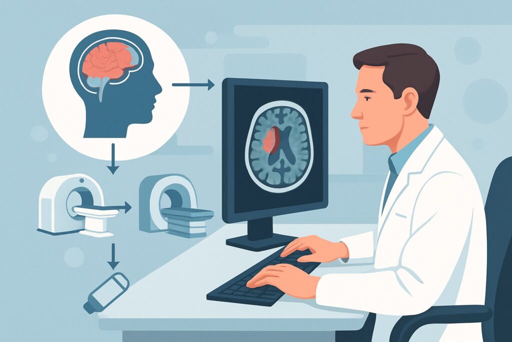 Which Imaging Study Is Best for an Acute Focal Neurologic Deficit Within 6 Hours?
