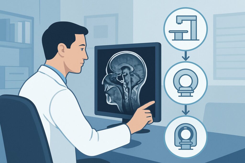 Which Imaging Study Is Best for Initial Staging of Sinonasal Cancer?