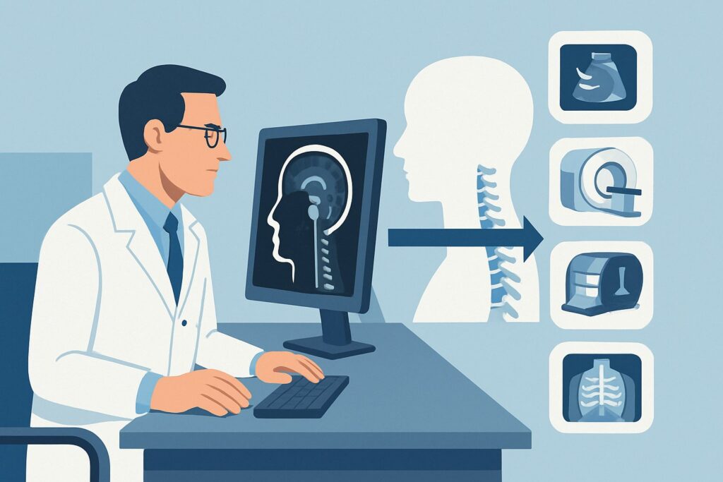 Which Imaging Study Is Best for Isolated Accessory Nerve (CN XI) Palsy?
