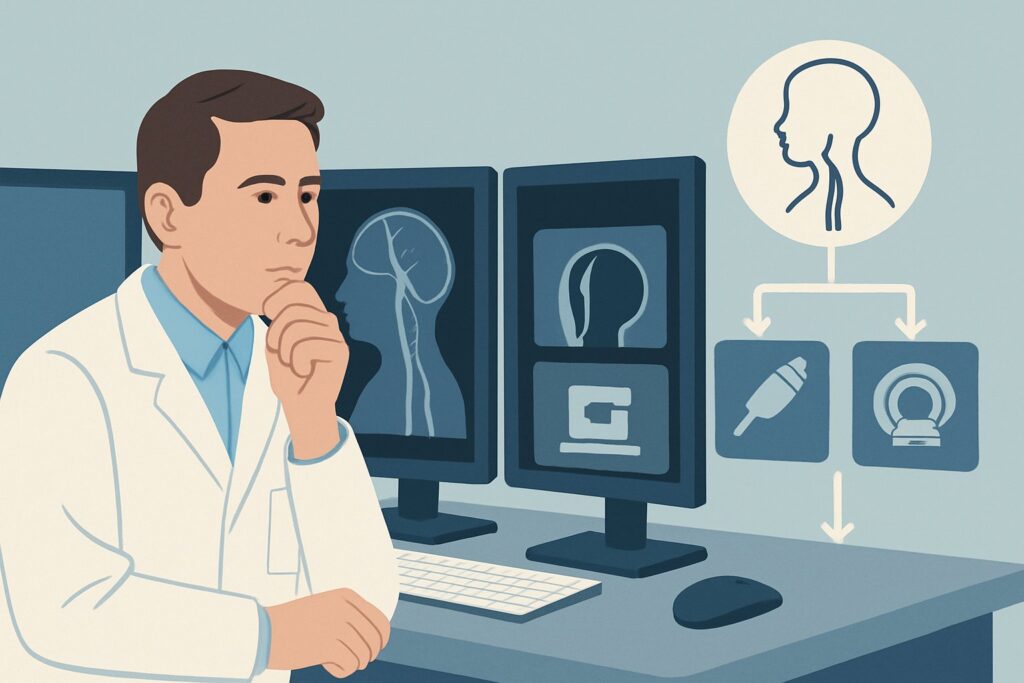 Which Imaging Study Is Best for Suspected Cervicocranial Arterial Dissection in a Child?