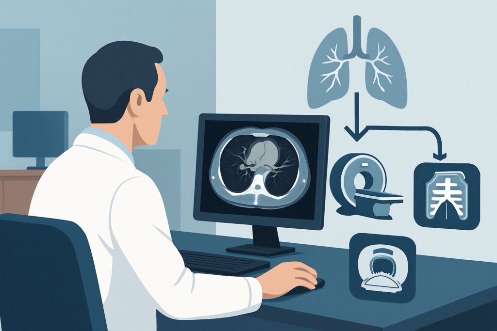 Which Imaging Study Is Best for Suspected PAVM in a Symptomatic HHT Patient?
