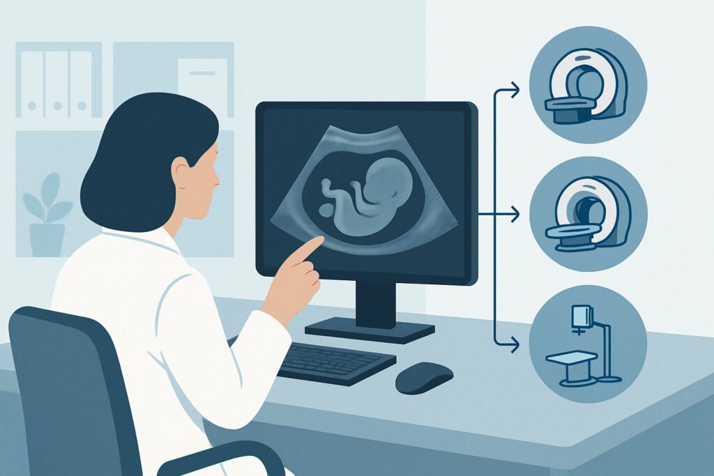 Which Imaging Study Should You Order for Fetal Soft Markers Found on Ultrasound?