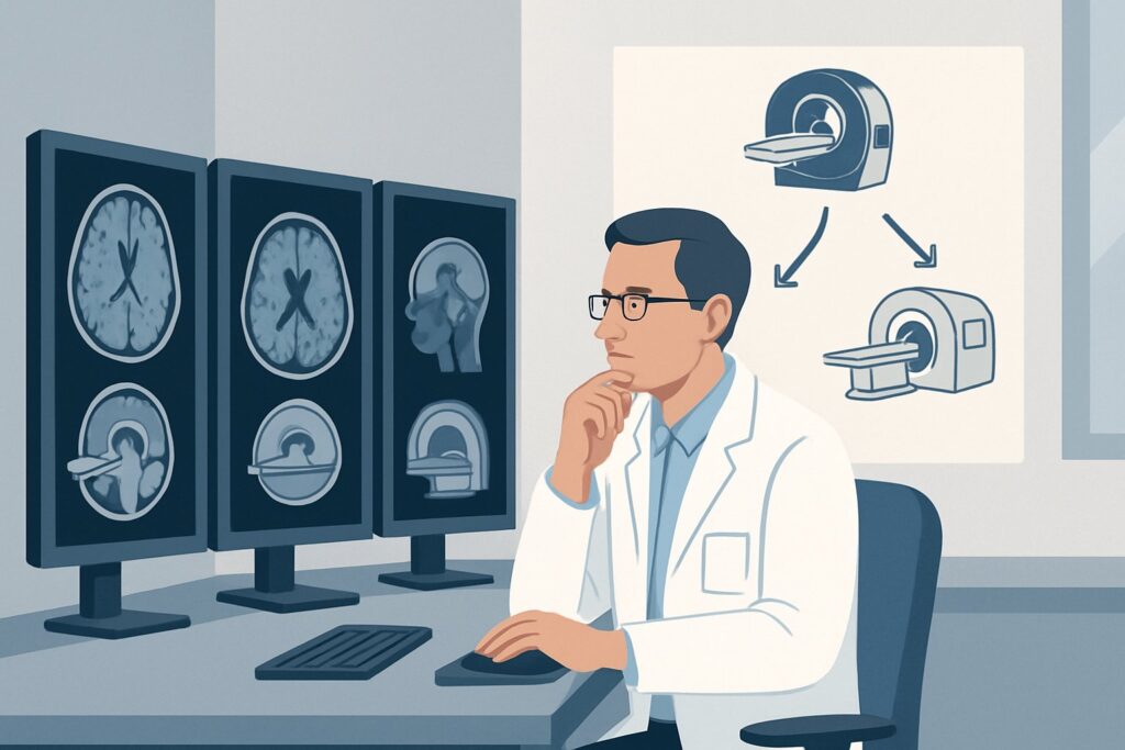 Which MRI Is Best for Surveillance in a Stable Adult with Demyelinating Disease?