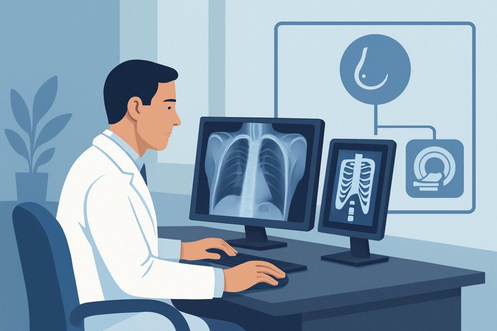 Why Is Chest Imaging Not Recommended for Staging Asymptomatic Stage I Breast Cancer?