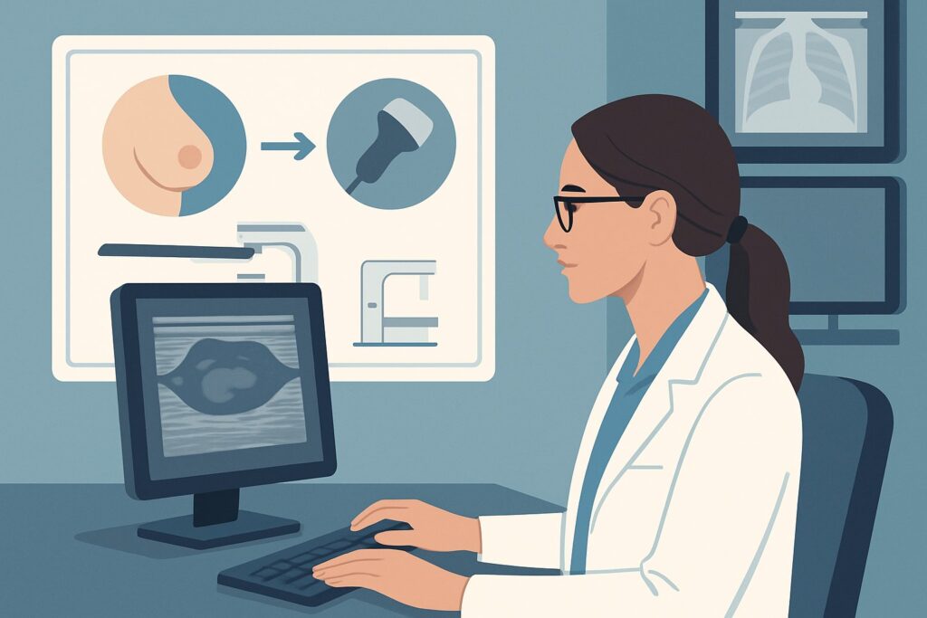 Why Is Follow-Up Ultrasound Best for a Probably Benign Breast Mass in Pregnancy?