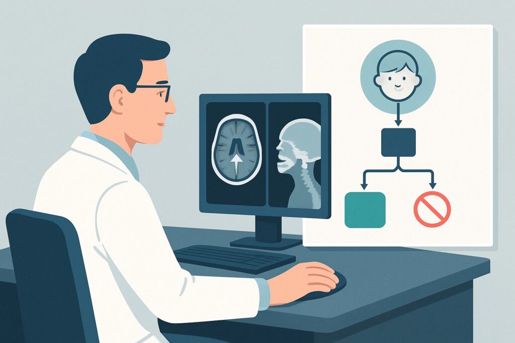 Why Is Imaging Not Indicated for Very-Low-Risk Pediatric Minor Head Trauma?
