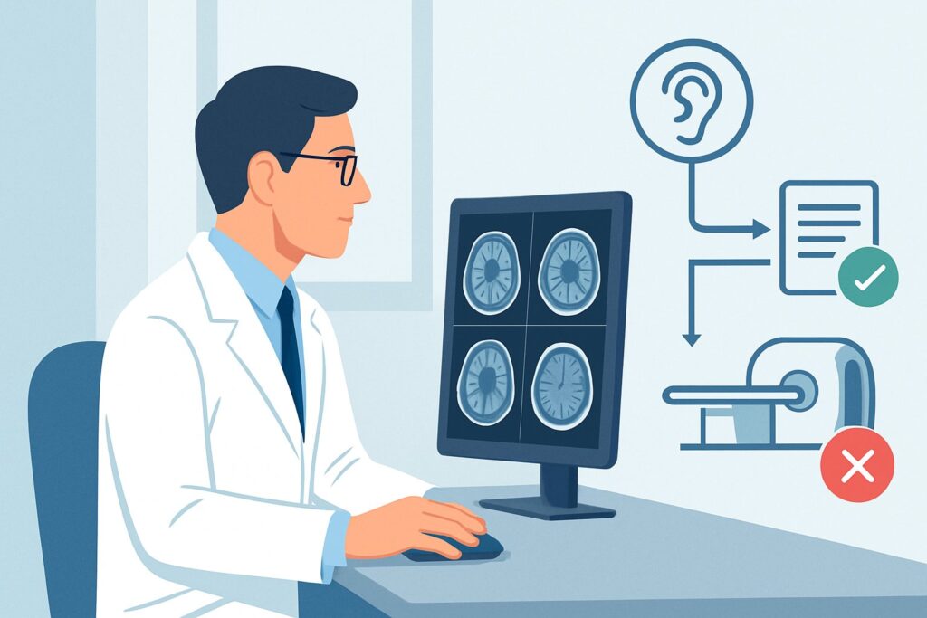 Why Is Imaging Usually Not Appropriate for Bilateral Tinnitus with a Normal Exam?